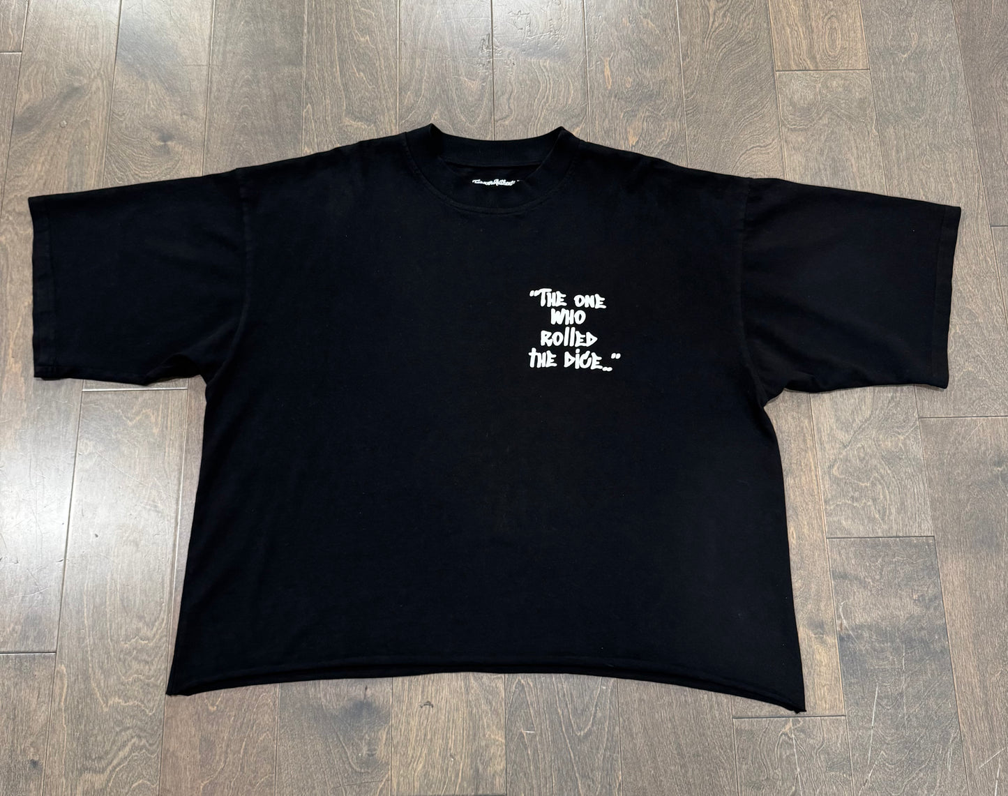 "TOWRTD" OVERSIZED BOX TEE - BLACK